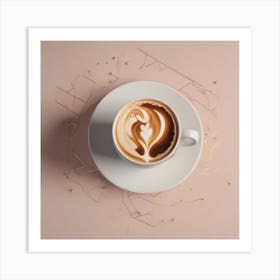 Latte Art 1 Art Print