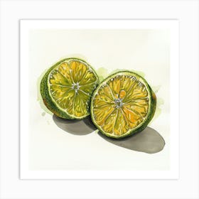 Two Limes Art Print