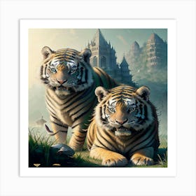 Field Of Tigers 3rd Edition Art Print