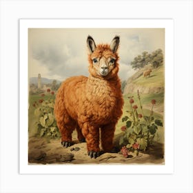 Llama 1 Art Print