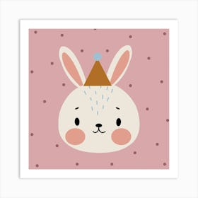 Cute Bunny Art Print