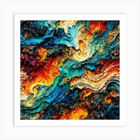 Abstract Painting 18 Art Print