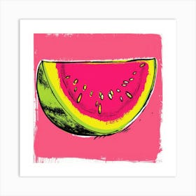 Watermelon Pop Art 1 Art Print