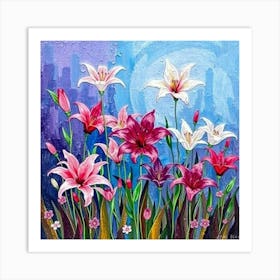 Lily Painting Art Print