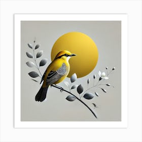 Yellow Bird Art Print