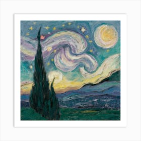 Starry Night 2 Art Print