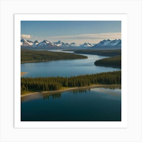 Default Create Unique Design Of Alaskan Lakes 3 1 Art Print