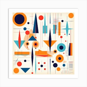 Abstract Geometric Pattern 53 Art Print