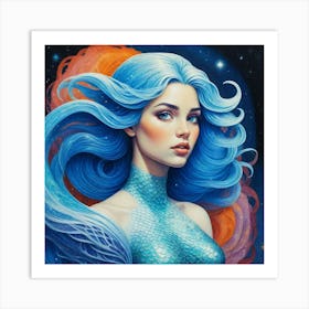 Mermaid 2 Art Print