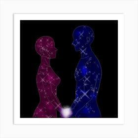 Couple Holding Hands Poster