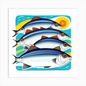 Four Fish Art Print