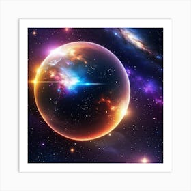 Space Background 1 Art Print