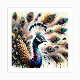 Splendor In Feathers Art Print