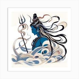 Lord Shiva 18 Art Print