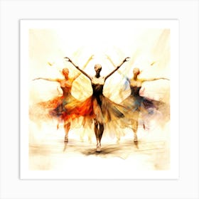 Dances Moves - Ballerina Cast Art Print