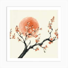 Chinese Cherry Blossoms Art Print