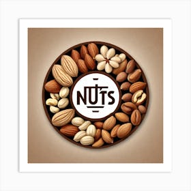 Nuts As A Logo (32) Art Print