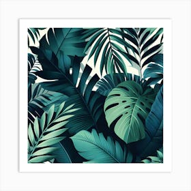 Tropical Leaves 2 Art Print