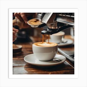 Coffee Machine Art Print