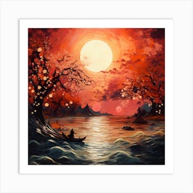 Canvas of Monet's Memories Art Print