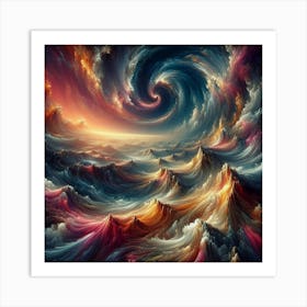 Psychedelic Painting Art Print