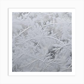 Frosty Window 3 Art Print