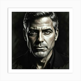 George Clooney Art Print