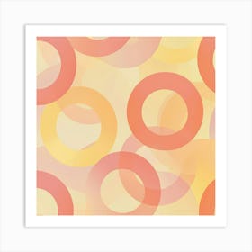 Abstract Circles 1 Art Print