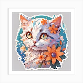 Kitty Cat Art Print