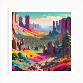 Landscape Painting 1 Art Print