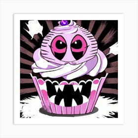 Cupcake Monster Art Print