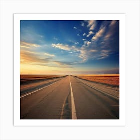 The Vanishing Road Art Print