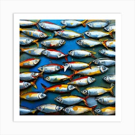 Sardines Art (1) Art Print