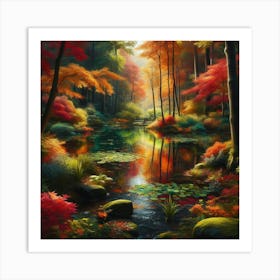 Autumn Forest 9 Art Print