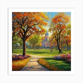 Autumn Park Art Print