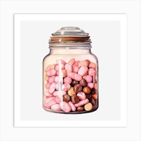 Jar Of Candy Art Print