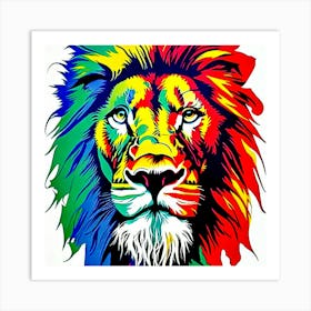 Lion portrait Art Print