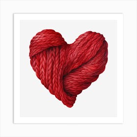 Heart Of Yarn 4 Art Print
