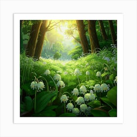 Lily Of The Valley 9 Art Print