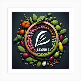 Legumes As A Logo Mysterious Art Print