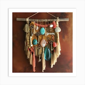 Key Wall Hanging Art Print