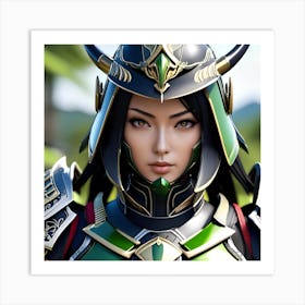 Asian Warrior 1 Art Print