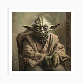 a Yoda 2 Art Print