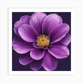 Purple Flower Art Print