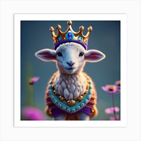 King Lamb Art Print