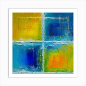 Squares Art Print