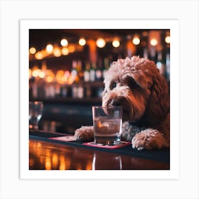 Pub Dog Art Print