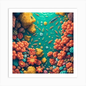 Coral Reef14 Art Print