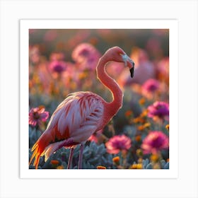 Flamingo 9 Art Print