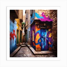 Street In Egypt Art Print